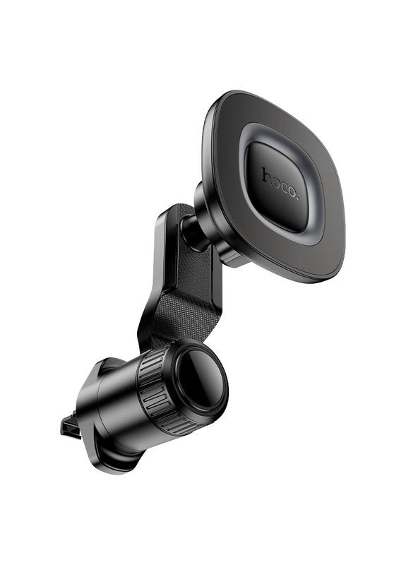 Холдер H74 Crown ring magnetic car holder(air outlet) Black Hoco (359401686)