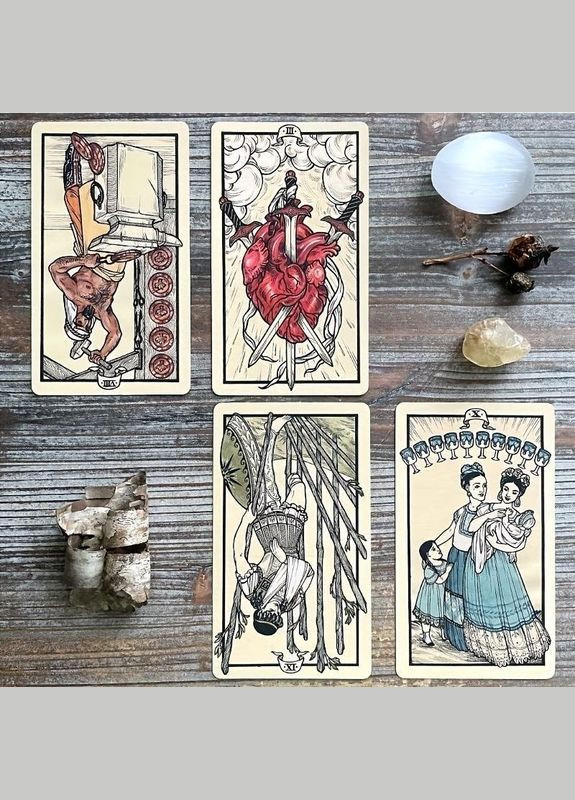 Карти Таро Феодора Павлова зменшена (Fyodor Pavlov Tarot) 78 карт No Brand (335079693)