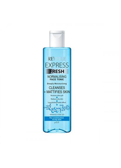 Освіжаючий тонік для жирної шкіри обличчя Express Tonic, 250 мл REVUELE (337358959)