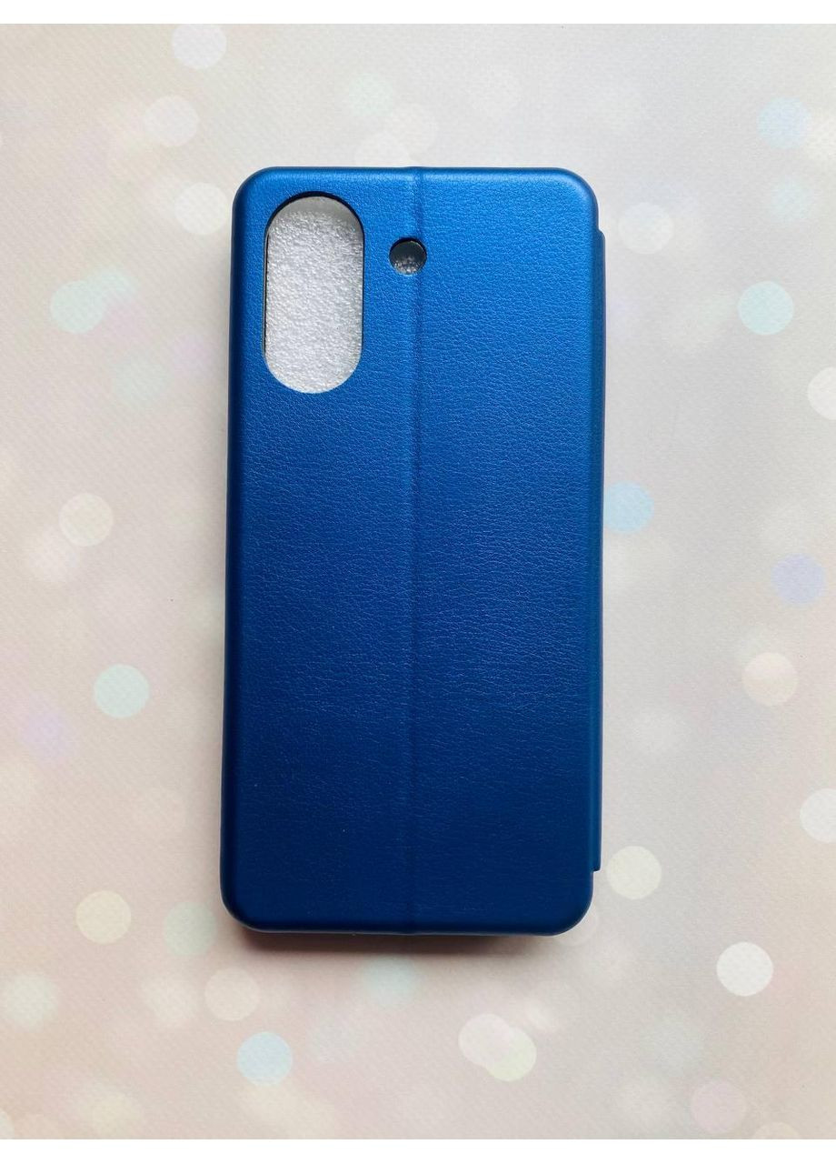 Чехол-книга синий с рисунком на Xiaomi Redmi 13C/Poco C65 Пушин котик (принт 412) G-Case (365435363)