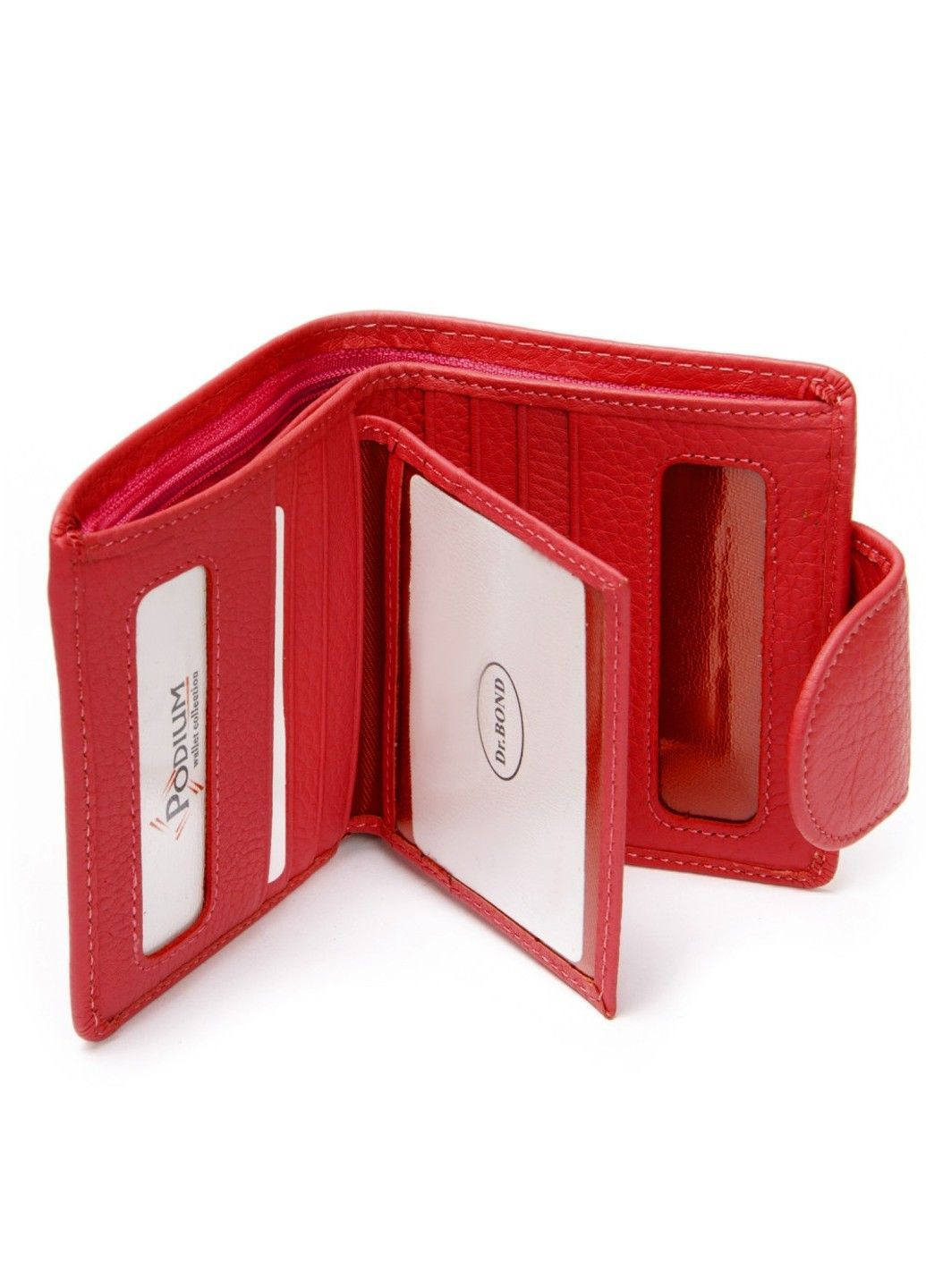 Шкіряний жіночий гаманець Bright WS-415-1 red Dr. Bond (370766708)