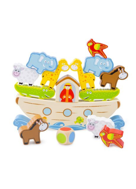 Розвивальна іграшка Балансир Ноїв ковчег (10548) New Classic Toys (370254399)