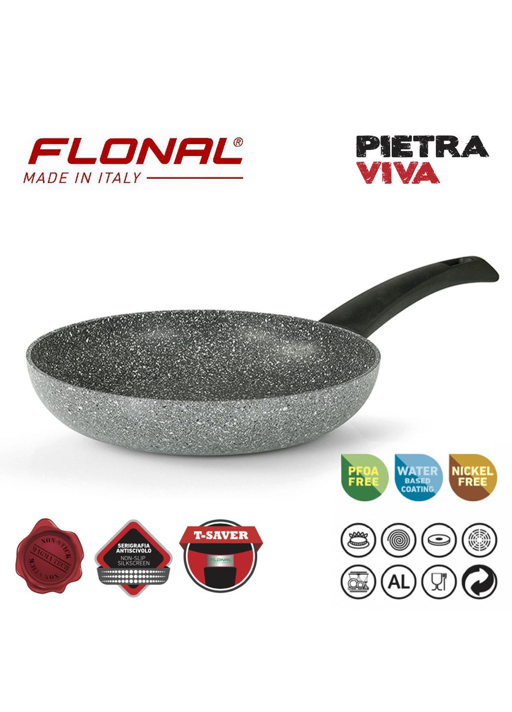 Сковорода Pietra Viva 24 см (PV8PS2470) Flonal (315936969)