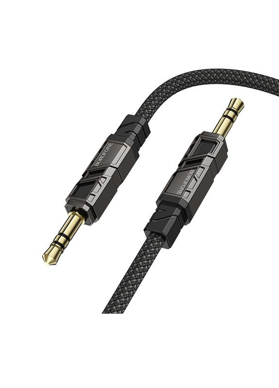 Аудиокабель audio cable AUX Black (6941991117725) Borofone BL22 Dignity (372683724)