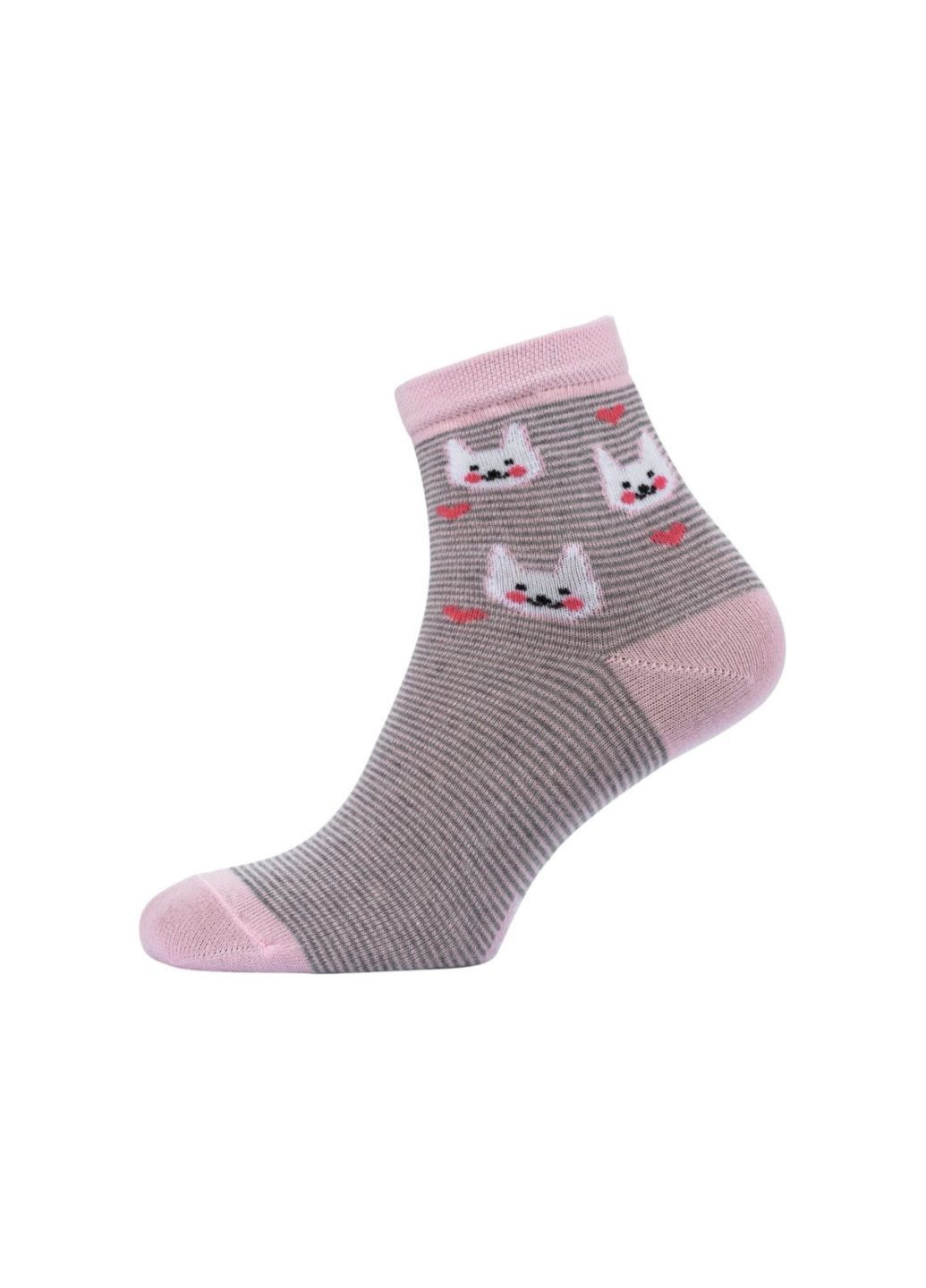 Рожеві набір (5 шт) жіночих шкарпеток Siela (302517170)