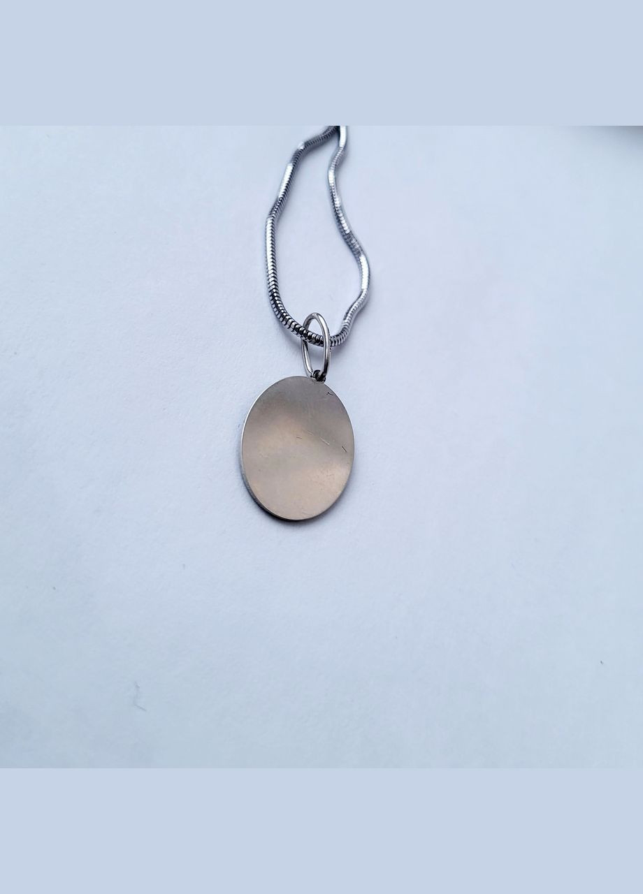 Срібна ікона Овальна ладанка підвіска Св. Миколай срібло 925 (АРТ.1019) 1.59г No Brand (306741563)