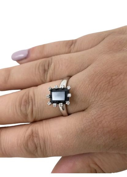 Кольцо серебряное с сапфиром Т6020-сф Shatlen Каблучка (346488815)