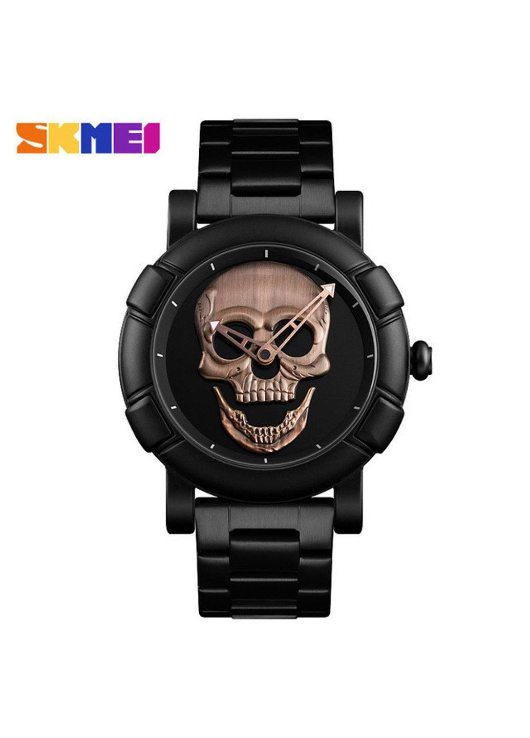 Оригинальные часы Skull 9178 Black-Red Platina Skmei (313653679)