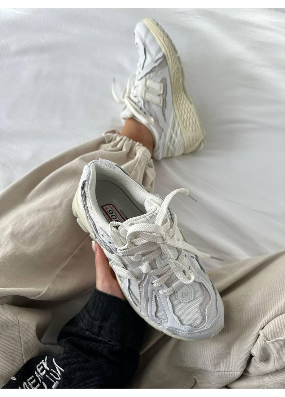 КРОСІВКИ ЖІНОЧІ NEW BALANCE 1906 WHITE LEATHER НЬЮ БЕЛАНС 1906 No Brand бежеві демісезони (368859719)