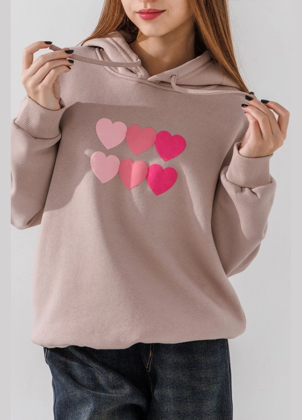 Худі з принтом для дівчинки 10692.2 134 см shop (2000990789686) Atabey (307054727)