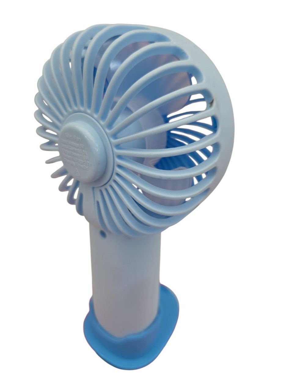 Портативный вентилятор Mini Fan с подставкой под телефон TX-265 6368 USB 3 режима голубой No Brand (337717119)