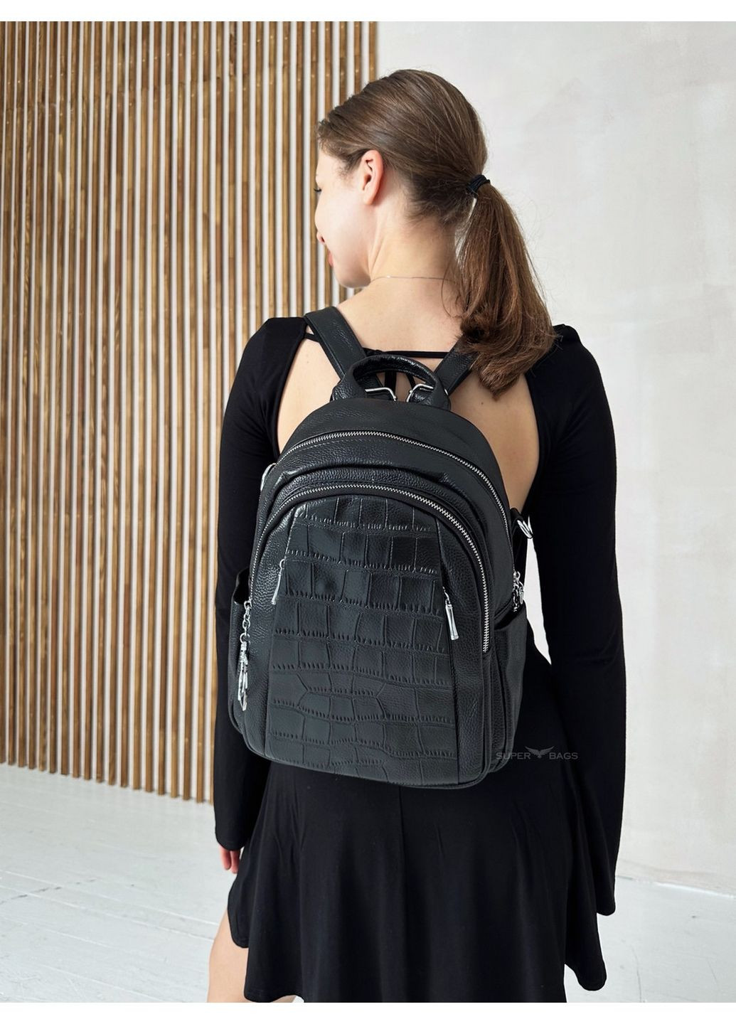 Кожаный женский рюкзак Tiding Bag (279322048)