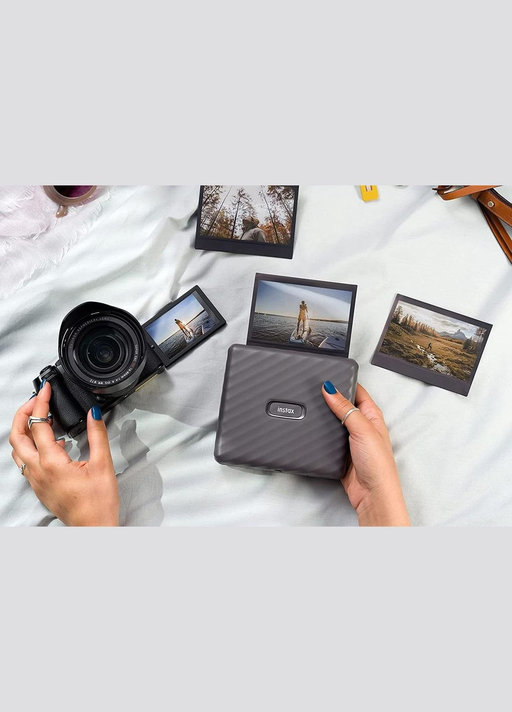 Фотопринтер Instax Link Wide Mocha Gray Fujifilm (370872691)