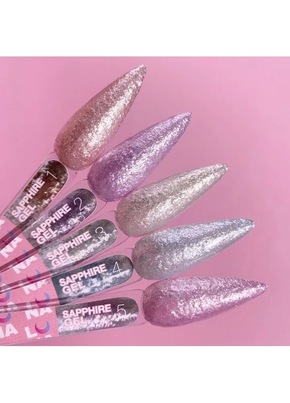 Блёстки для ногтей Sapphire Gel 5 мл Luna (386094121)