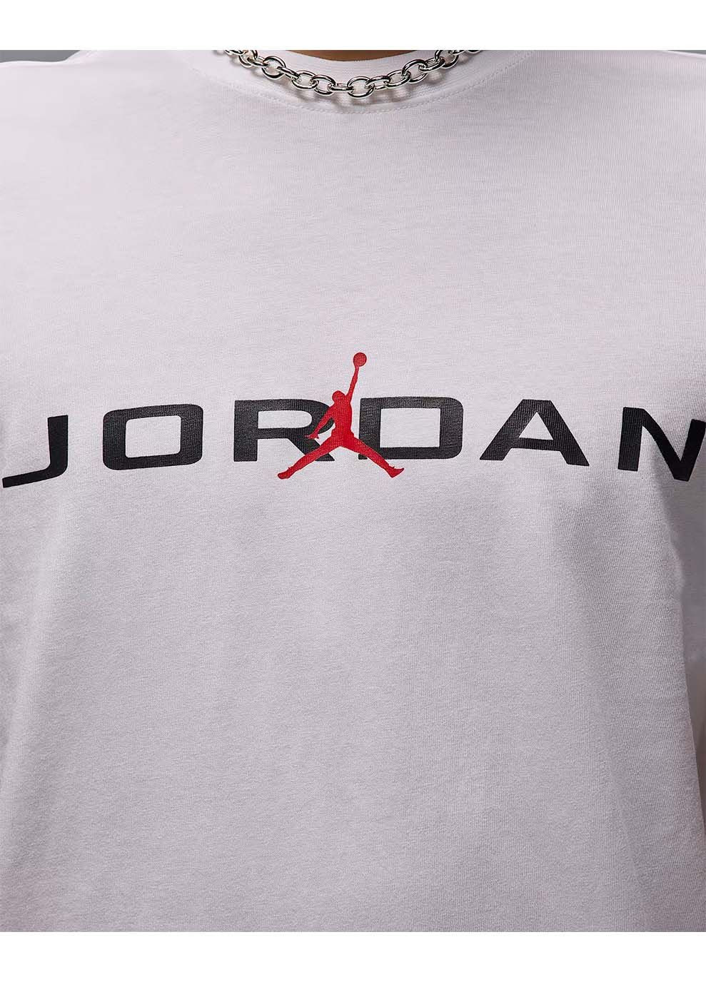 Белая мужская футболка jordanjd air ss crew белый Jordan