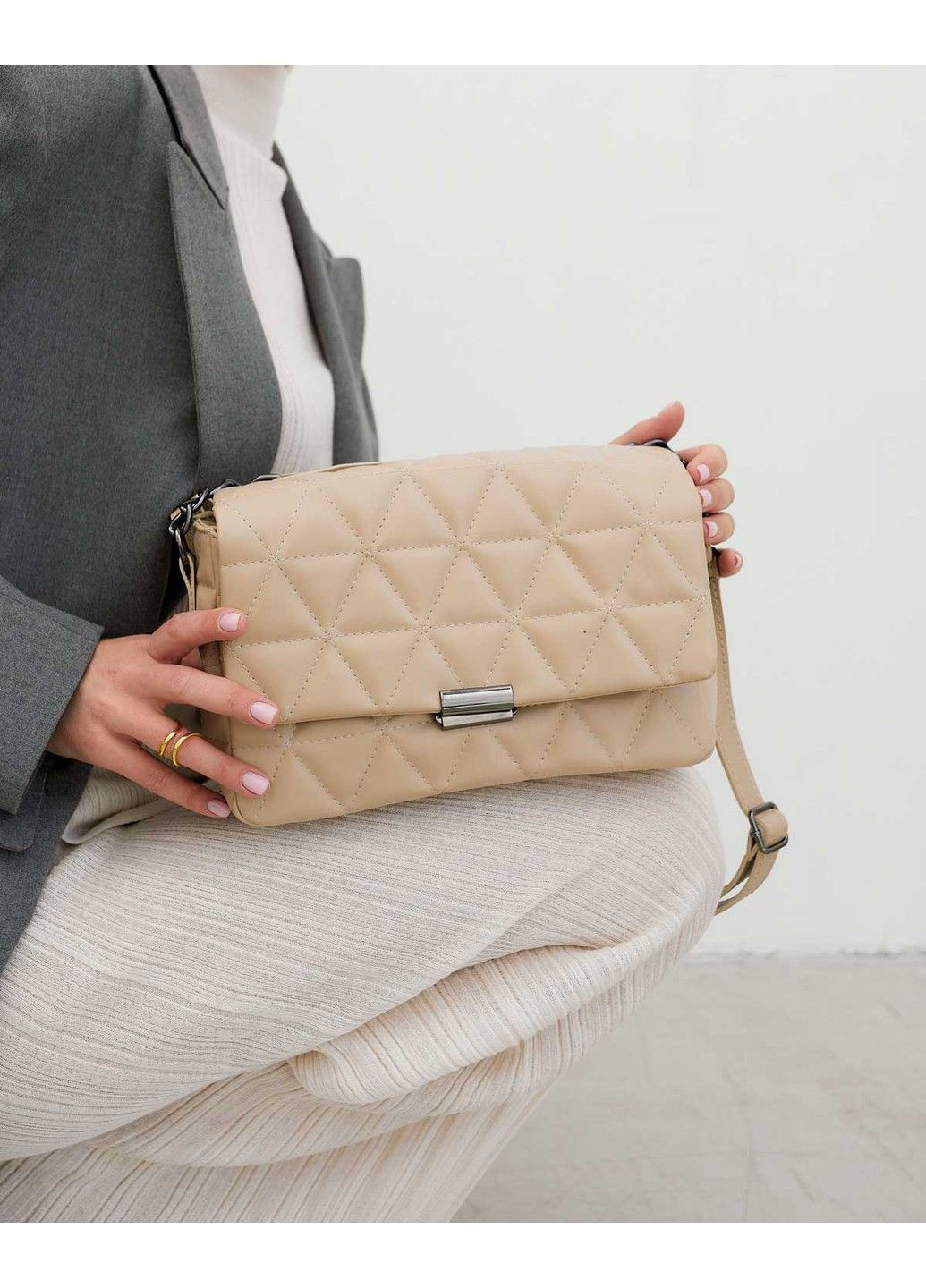Сумочка жіноча «Обрі» бежева WeLassie (315688770)
