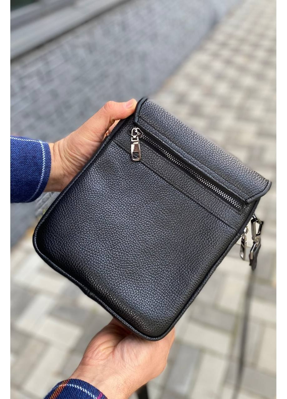 Чоловіча сумка з клапаном натуральна шкіра Rekarti 24 х 20 х 6 см No Brand (366062874)