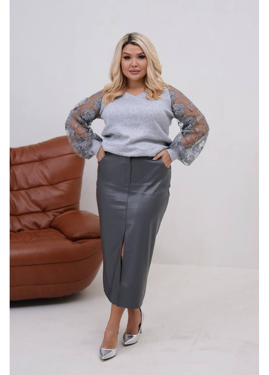 Спідниця, колір Сірий Fashion (361268340)