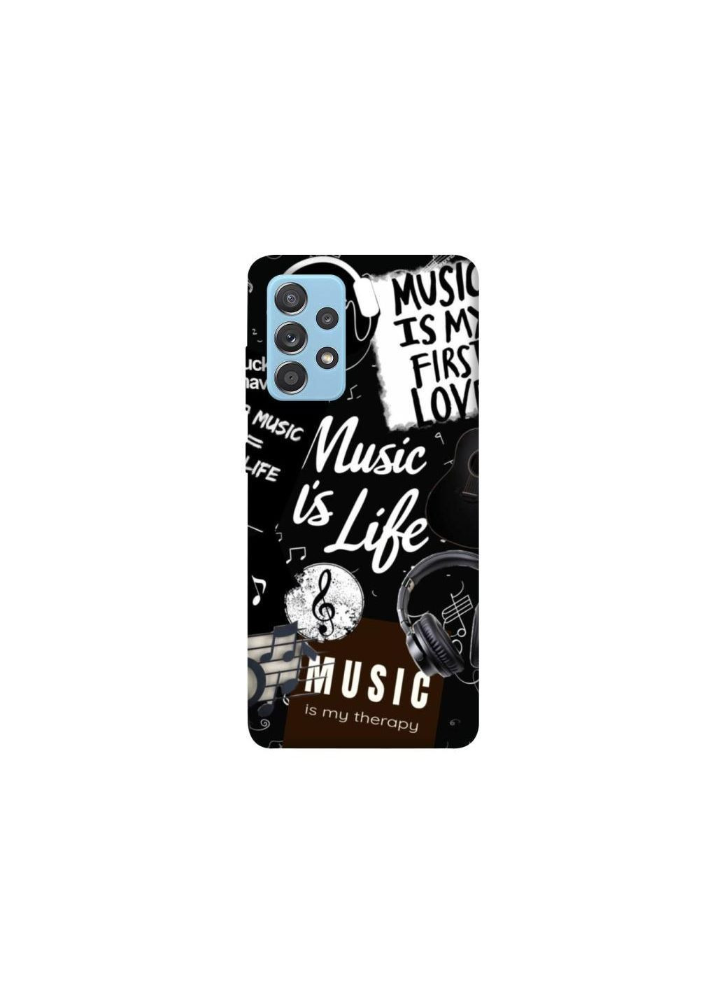 Чехол на Samsung Galaxy A52 4G / A52 5G Music is Life Frontalka (363903491)