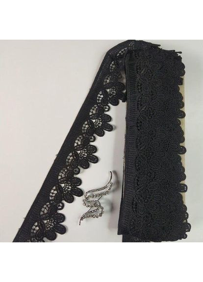 Кружево макраме 5см (13 м) Цвет черный (47-H2122-2) Plus-plus (352747488)
