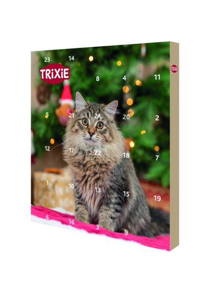 Адвент-календарь для кошек Рождественский с лакомством 30х34х3,5 см Trixie (349822999)