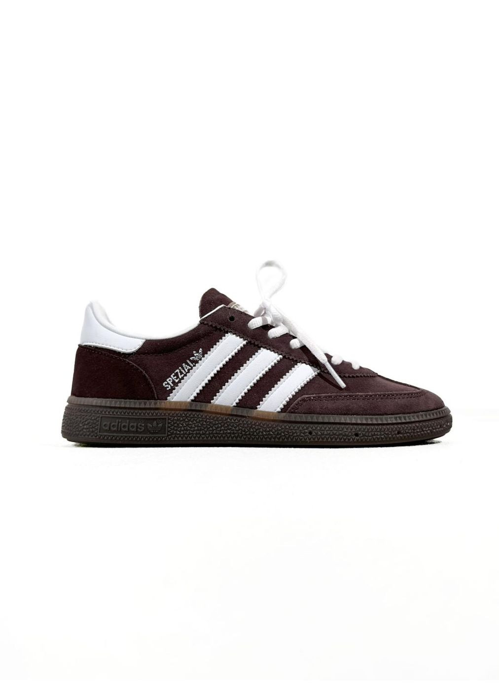 Белые демисезонные кроссовки мужские adidas spezial brown white адидас специал No Brand