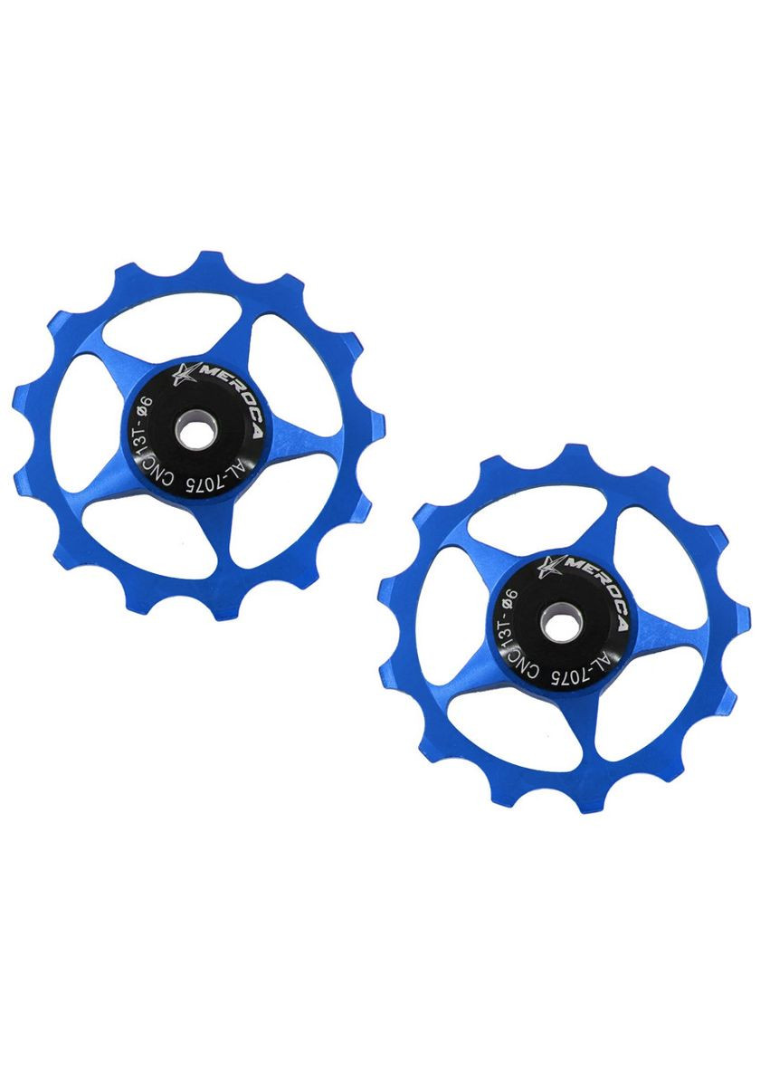 Ролики для заднего переключателя, на промах, синие, 13T Meroca (325483794)
