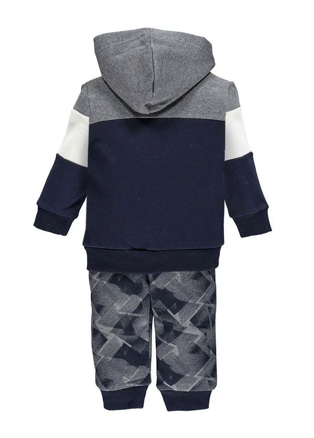 Спортивный утепленный костюм из трех частей на молнии 193BDEP005-920 серый 86 Brums (322169760)