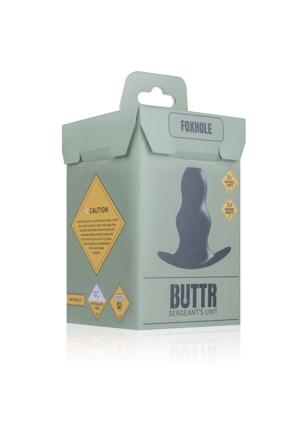 Анальная пробка - Foxhole Hollow Butt Plug BUTTR (349836935)