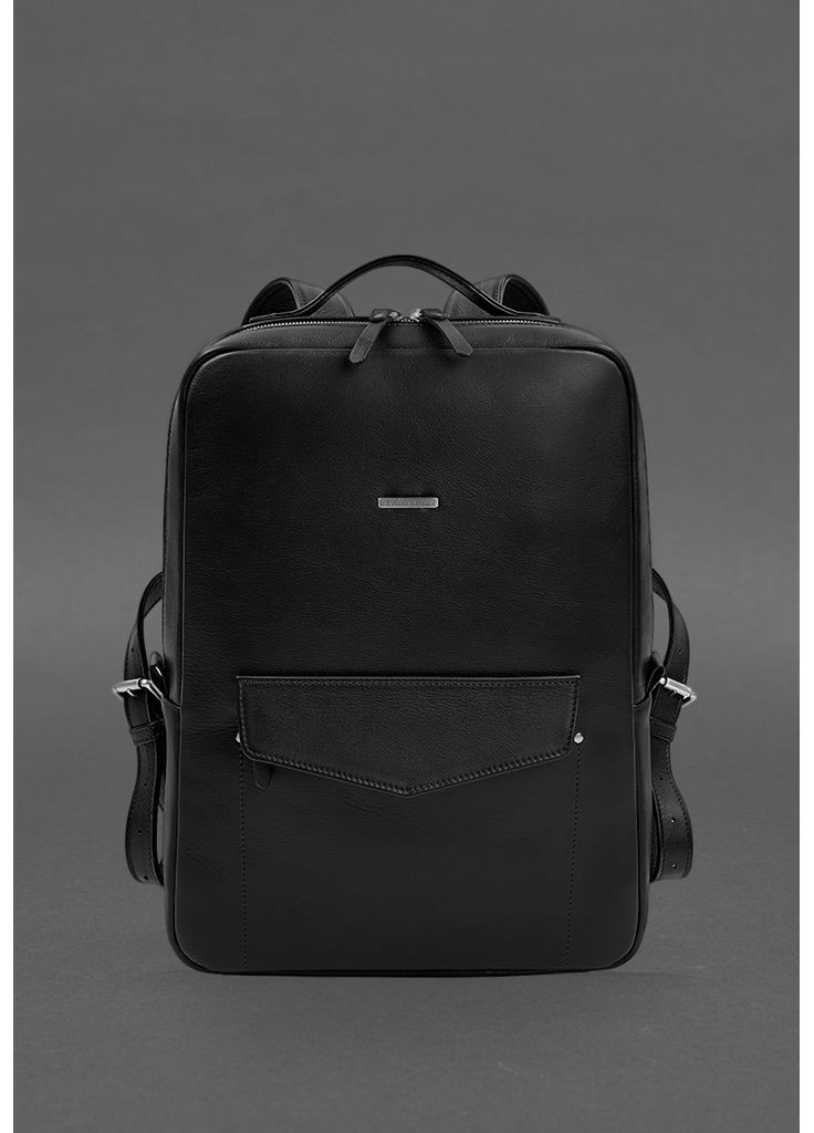 Шкіряний рюкзак на блискавці Cooper maxi чорний BlankNote (348359362)