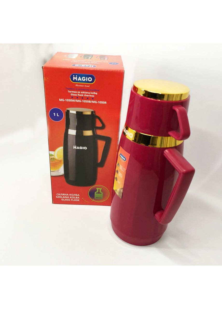 Термос со стеклянной колбой Magio MG-1050R (351375997)