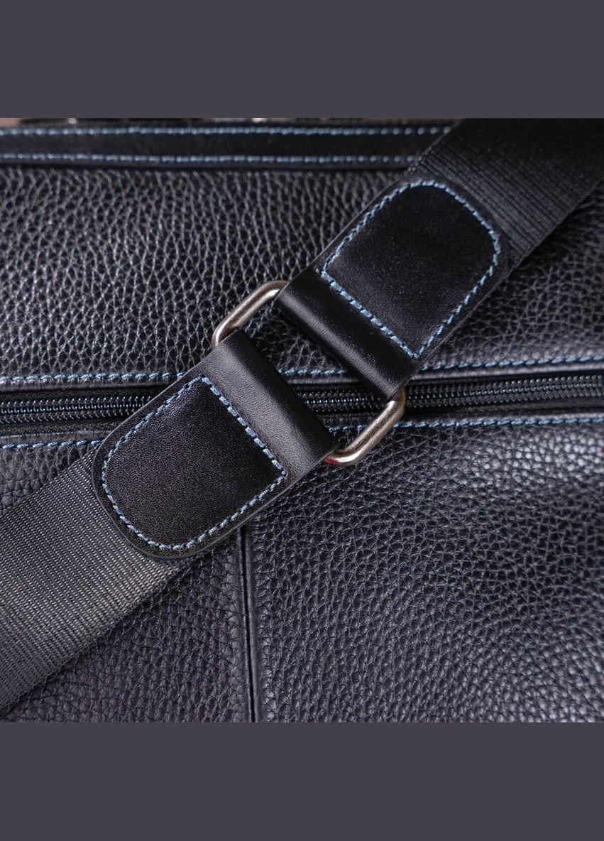 Сумка мужская через плечо кожаная 11122 Черный Shvigel (302008547)