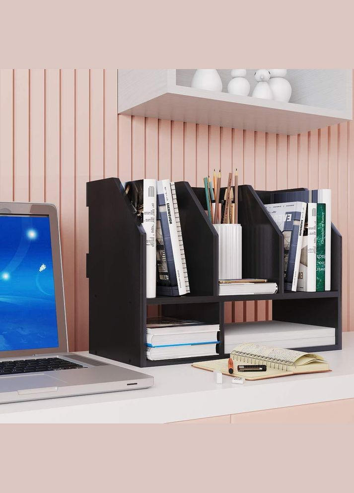 Книжкова полиця настільна з дерева Єсенін 35 венге (КПЛ-351212) No Brand (328415326)