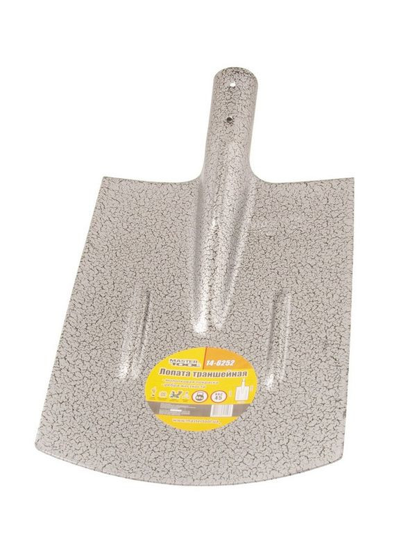 Лопата траншейная GM 215*300*405 мм молотковая покраска 0,9 кг (14-6252) Mastertool (320576395)