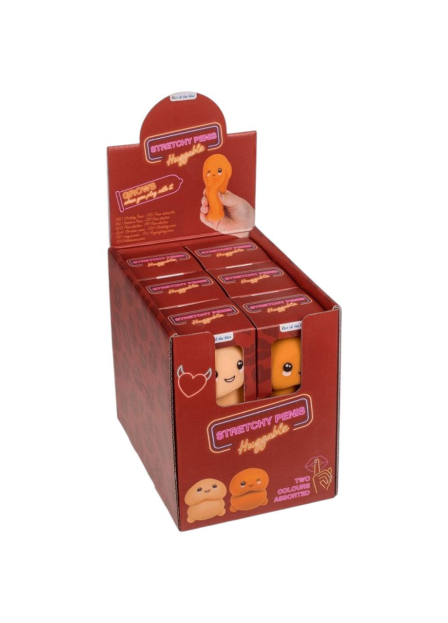 Антистресс в форме пениса Stretchy Penis Huggable для снятия стресса 7 см OOTB (322287568)