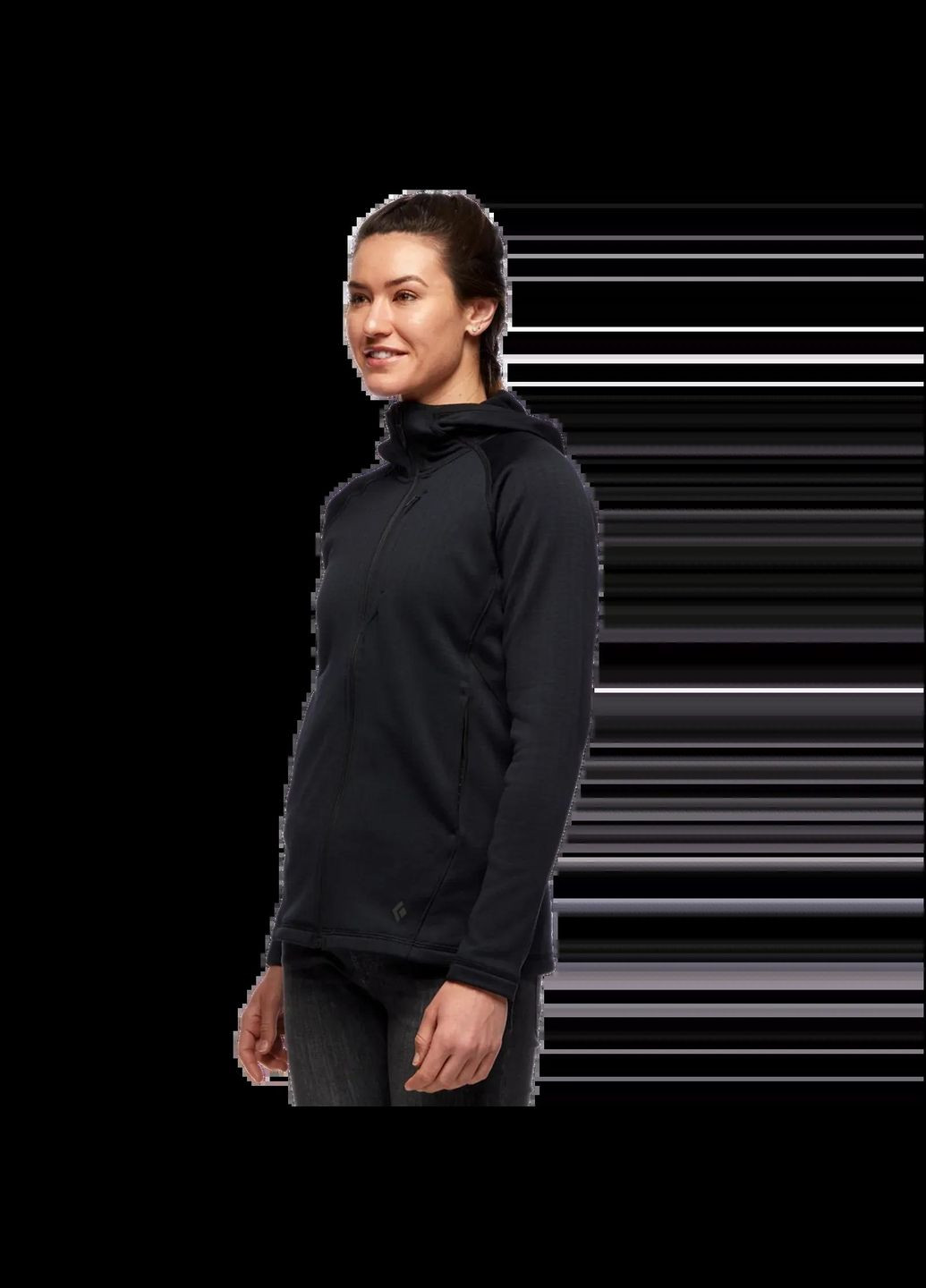 Жіноча флісова кофта з рукавом реглан Factor Hoody, - Black Black Diamond (338371324)
