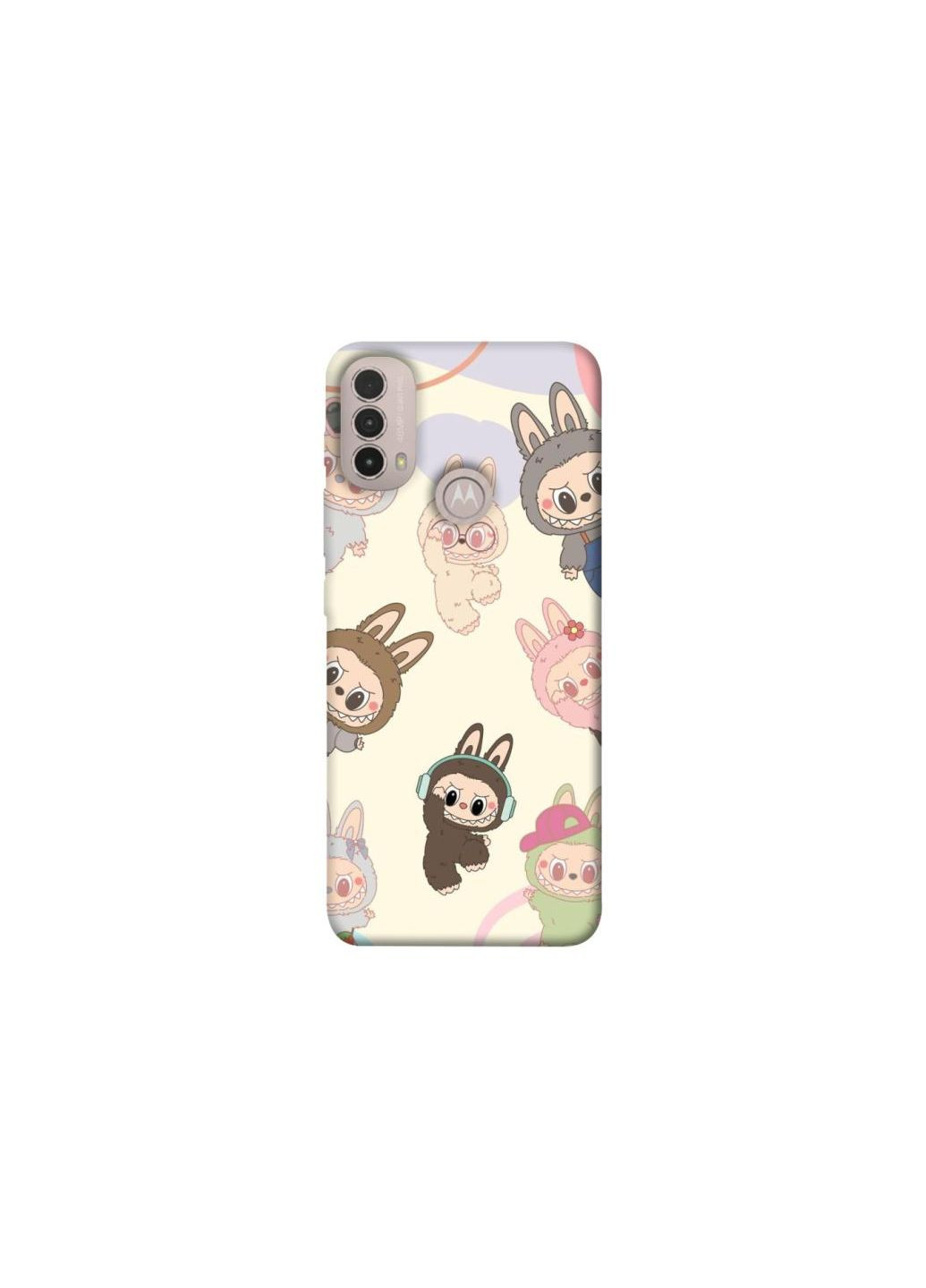 Чохол на Motorola Moto E40 Labubu Dance Frontalka (361977616)