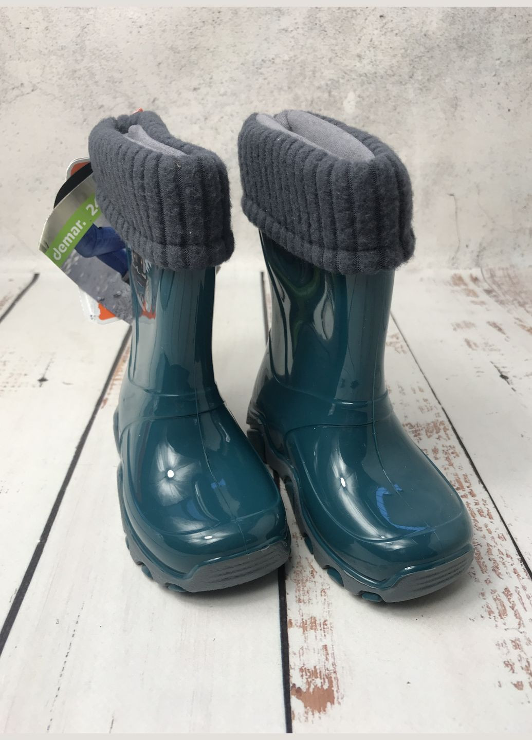 Гумові чоботи дитячі Зелений (064) Demar Stormer Lux (347236242)