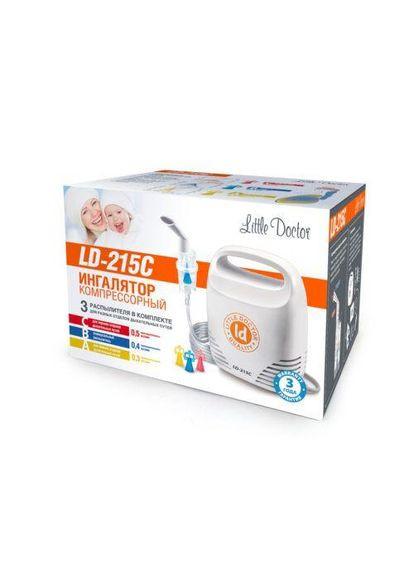 Інгалятор (небулайзер) LD-215C компресорний гарантія 3 роки Little Doctor (296785656)