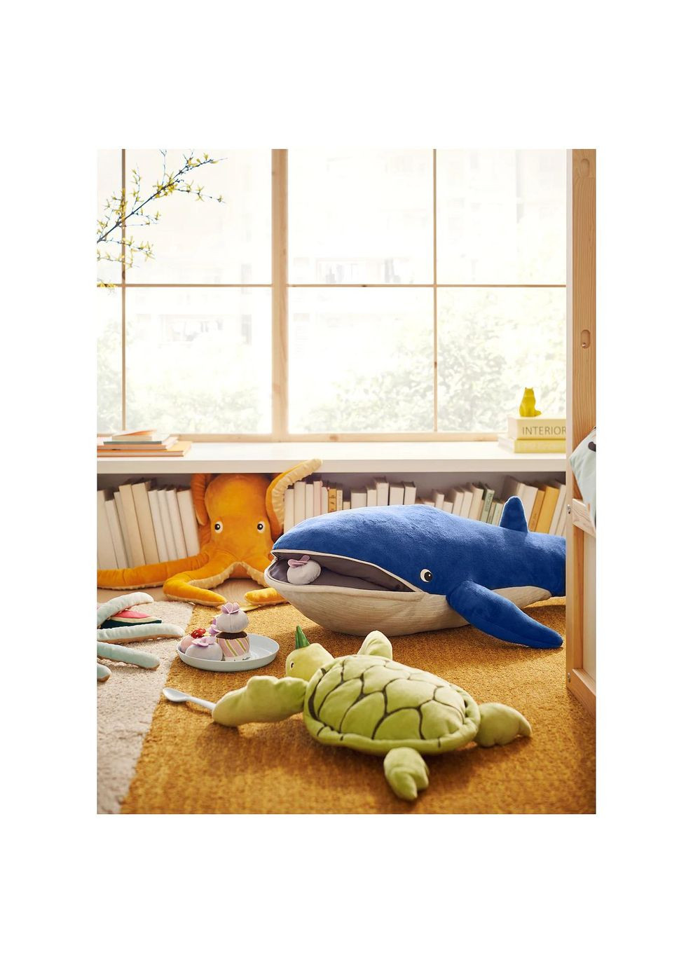 М'яка іграшка ІКЕА BLAVINGAD 50 см (20522107) IKEA (278407505)