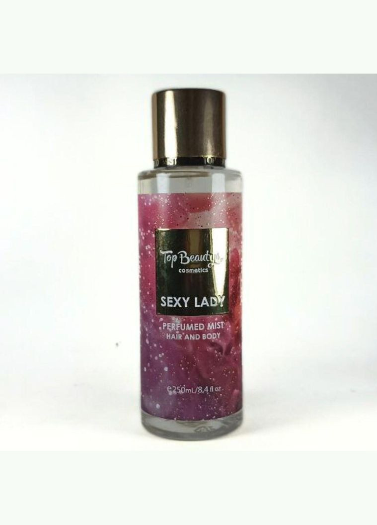 Cпрей-міст для тіла та волосся парфумований зволожуючий Sexy Lady 250 мл Top Beauty (367988846)