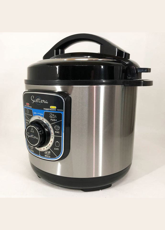 Мультиварка-скороварка SPC-1100 1000 Вт, пароварка для кухни бытовая, антипригарные рисоварки Suntera (364665111)