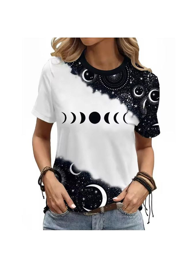 Женская футболка инь-янь Яскраво - (334302614)