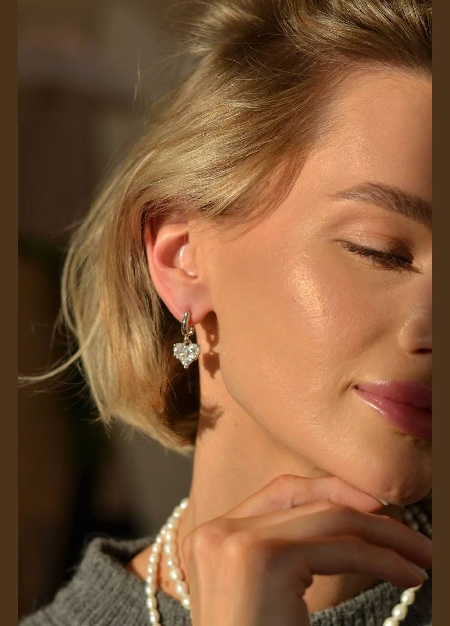 Серьги "White Silver" Le'Perle (329751095)