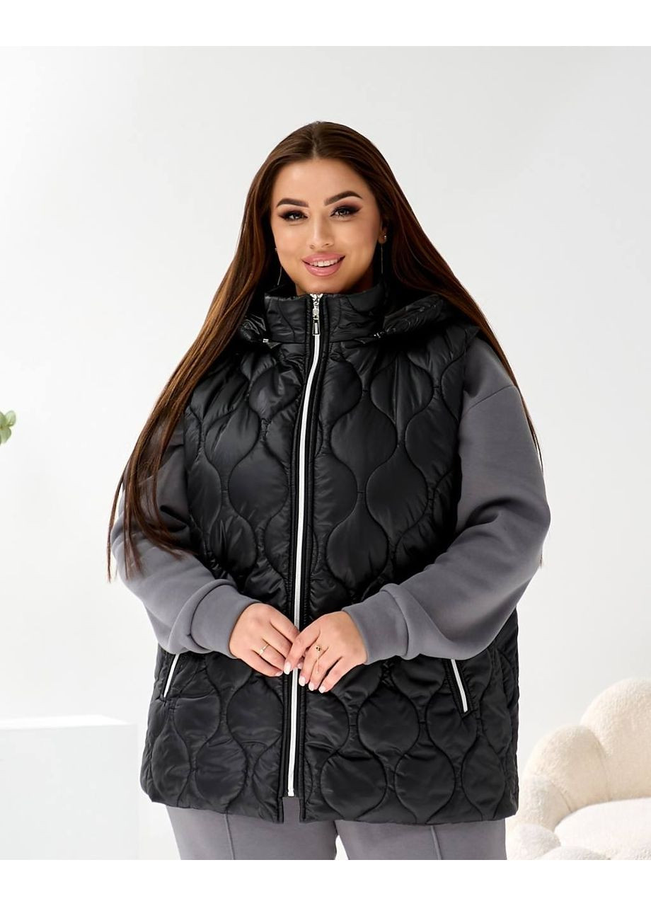 Жіноча жилетка з капюшоном 🧥 GD/GL Модний простір (366883240)