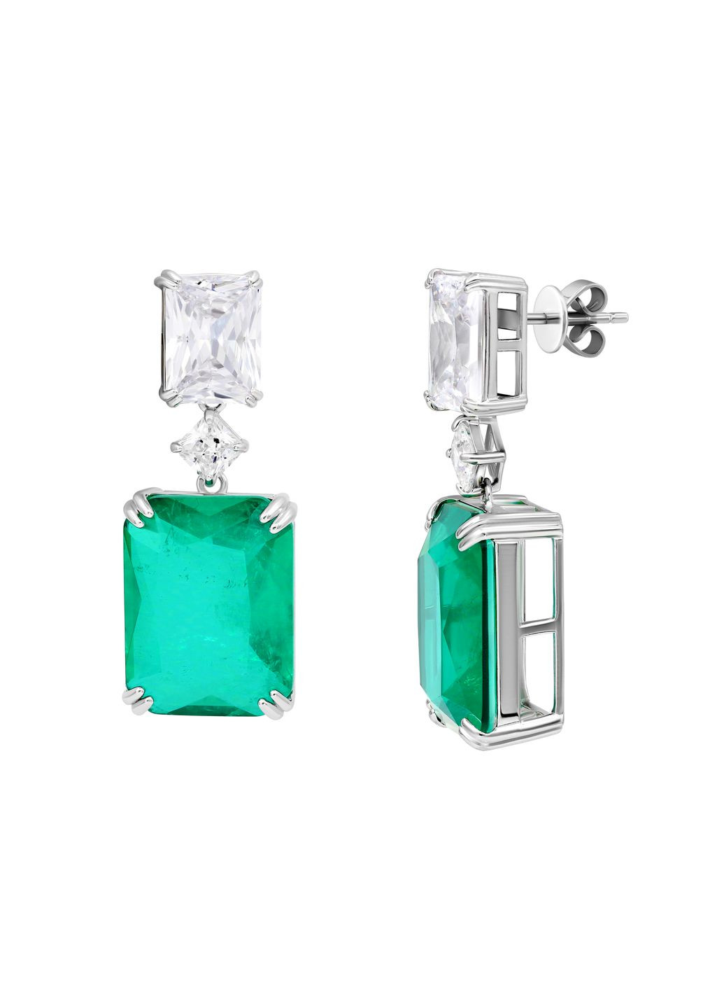 Серьги серебряные 3С269ЕС-0104 Zarina (334874919)