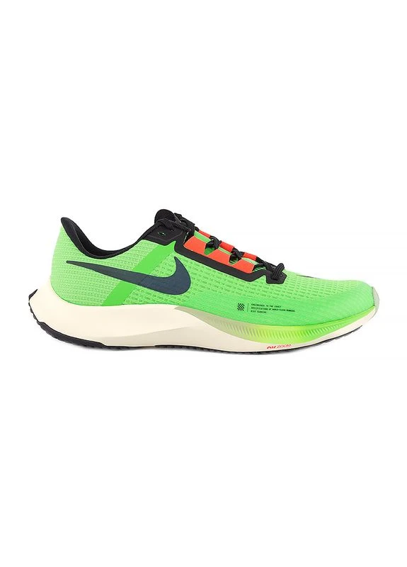 Салатові кросівки бігові air zoom rival fly 3 Nike