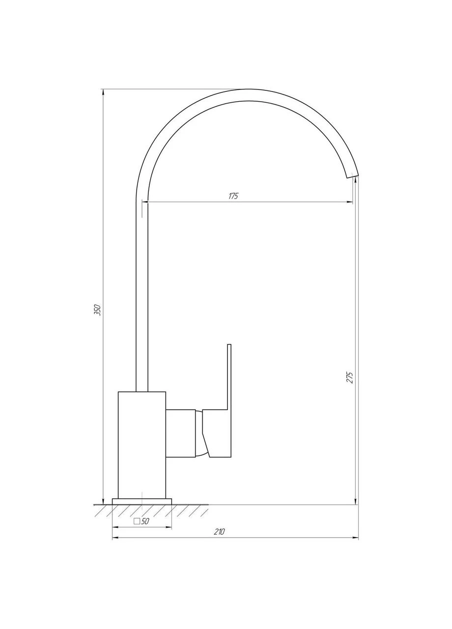 Смеситель для кухни Milano GLM-203L-FRANKE Globus Lux (392251308)