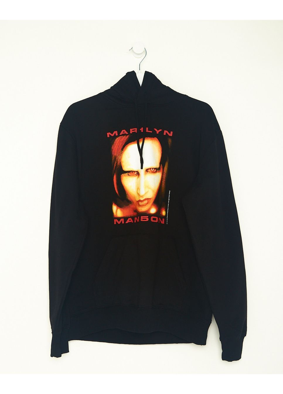 Худі фліс,чорний-помаранчевий з принтом, H&M (314818668)