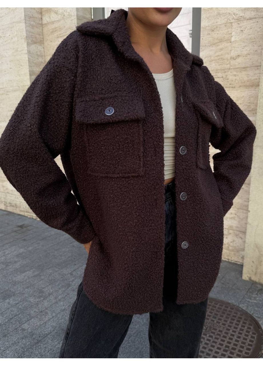 Женская куртка-рубашка букле Osoblyva (363597692)